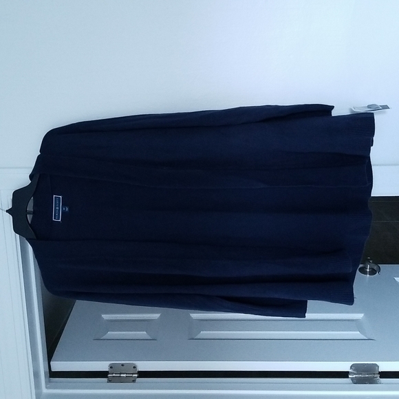 NWT Karen Scott Long Sleeve Open Front Cardigan - Picture 2 of 5